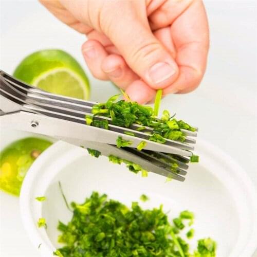 Yooap Multipurpose Kitchen Cutting Shears Kit with Clean Comb Cover and 5 Blades Stainless Steel Scissors Sewing Professional