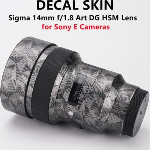14F1.8 Lens 3M Vinyl Protective Film Sigma 14mm f/1.8 Art DG HSM Lens ( for Sony E Cameras ) Decal Protector Cover Film Sticker