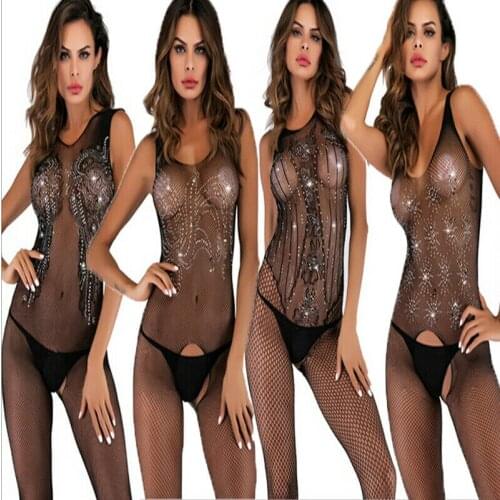 Women Sexy Mesh Pantyhose Body Stockings Fishnet Thigh High Tights Hosiery See-Through Sexy Lady Sleepwear Bikini Cover Up