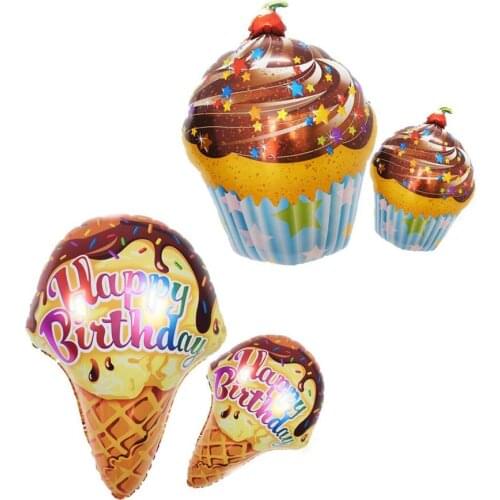 10pcs/lot Happy Birthday Party Decorations kids Air Balls inflatable Ballons lovely Birthday Cake Party balloons