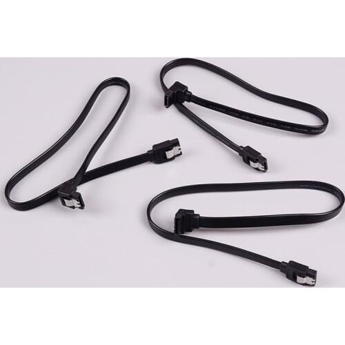 3pcs/set 40cm SATA 3.0 Cable III SATA3 6GB/s Transfer Data Cable Straight Cord SAS Cable Dual Channel Hard Drive Data Cable