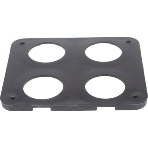 1/2/3/4 Hole Car USB Lighter Voltmeter Mount Holder Outlet Panel Frame Automotive DIY interior parts