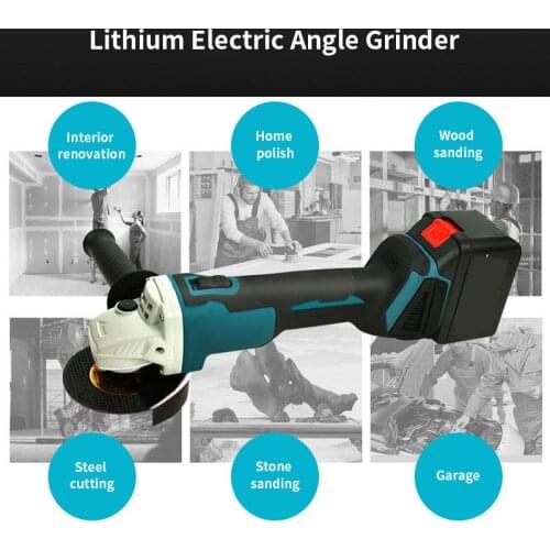 WOSAI M14 Cordless Angle Grinder 20V Lithium-Ion Grinding Machine Cutting Electric Angle Grinder Grinding Brushless Power Tool