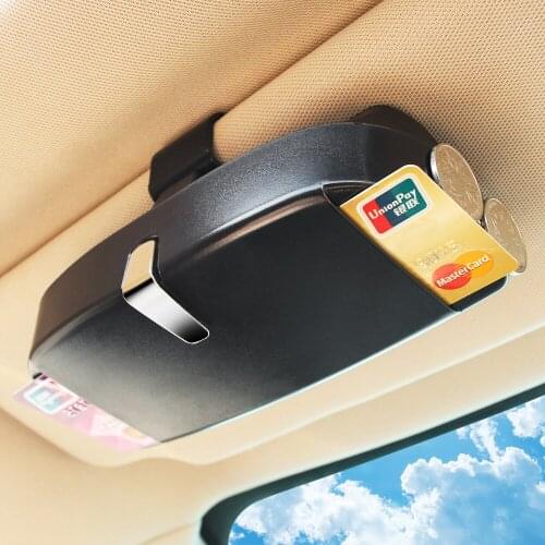 Universal Car styling sun glasses case box for Mercedes Benz A180 A200 A260 W203 W210 W211 AMG W204 C E S CLS CLK CLA SLK Classe