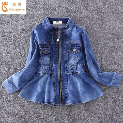 Джинсовые куртки для девочек CHONGSELLER CS China At AliExpress