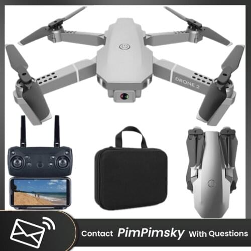 E68 Pro Drone Foldable Quadcopter Aerial Photography 4K HD Camera Remote Control Dron WiFi FPV Hight Hold RC Helicopter Kid Gift