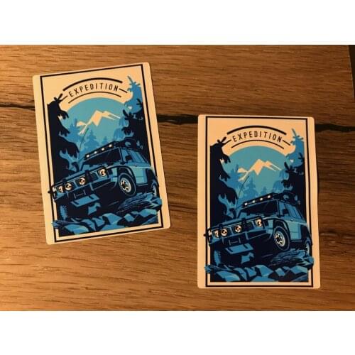 Expedition Sticker Outdoor SUV Offroad 4x4 4WD Camping Iceland USA # 362