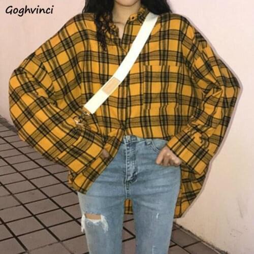 Женские классические рубашки Goghvinci China At AliExpress