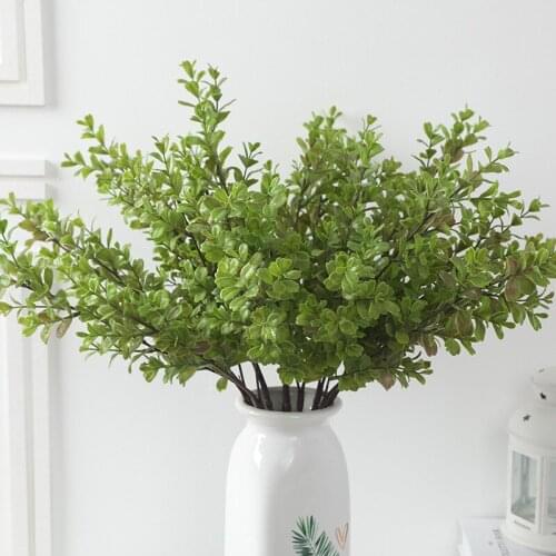 1pc Artificial Leaves Large Eucalyptus Leaf Plants Wall Material Decoration Fake Plants For Home Wedding Garden Party Decor