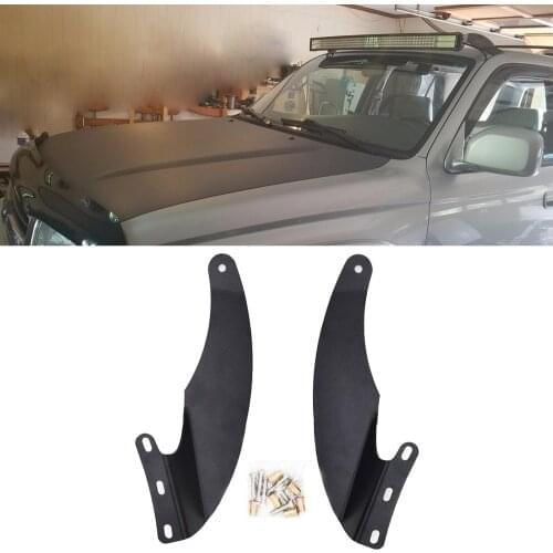Upper Roof Mounting Brackets Kits For 42 inches Curved Light Bar Fit 1995-2004 Toyota Tacoma and 1995-2002 4runner