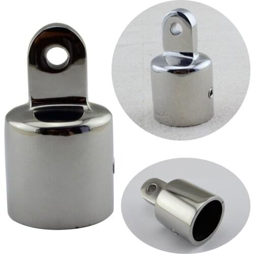 316 Stainless Steel Pipe Eye End Cap 1" 25mm Bimini Top Fitting Hardware