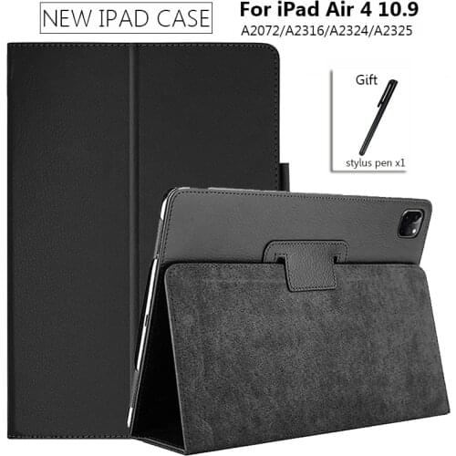 Flip leather case For iPad Air 4 2020 10.9 inch For iPad Air 4th Generation Stand Case Funda Capa for air 4 A2072/A2316/A2324