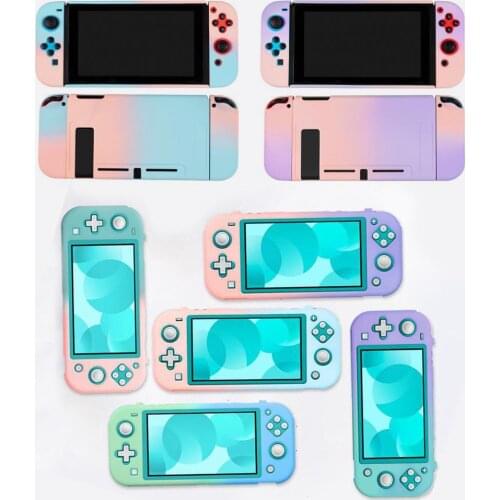 Matte PC Hard Front Back Cover Crystal Shell For Nintendo Switch NS Lite Console Joy-Con Controller Protective Sticker Skin Case