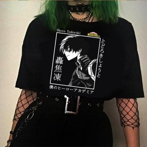 My Hero Academia Shoto Todoroki Hip Hop Tops Tees Unisex