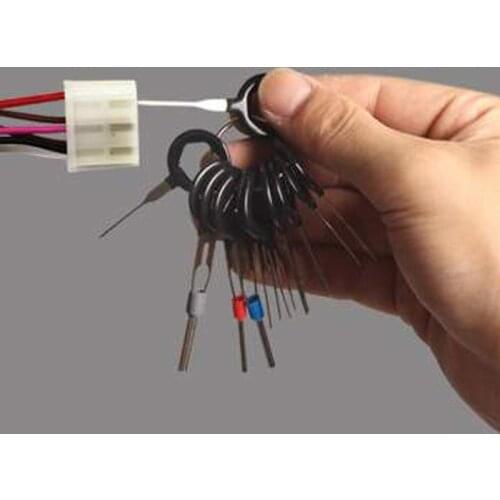 Terminal Ejector Kit Car Pin Extractor Terminal Removal Tool Wiring Crimp Connector Puller Plug Repair Hand Tool Accessories