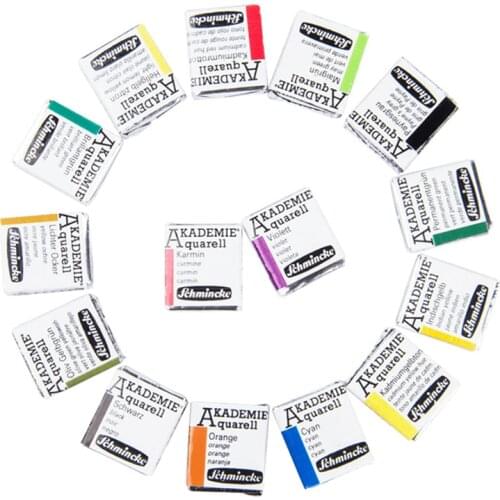 German schmincke watercolor paint acrylic paint owl 24 color college tubular watercolor paint solid oil paint art supplies