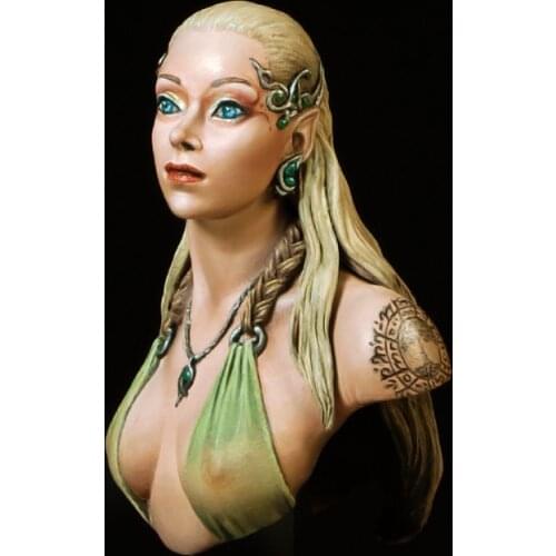 New Unassembled 1/20 princess woman bust high 5cm figure Resin Kit DIY Toys Unpainted kits