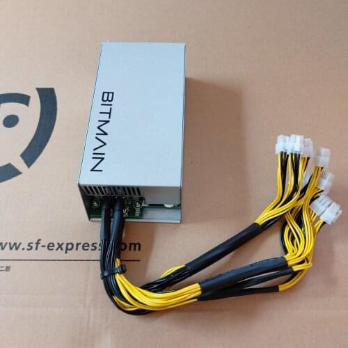 New ant mining machinery official 1600W power supply apw3 + + 3 generation graphics card power supply a10pro silent power supply