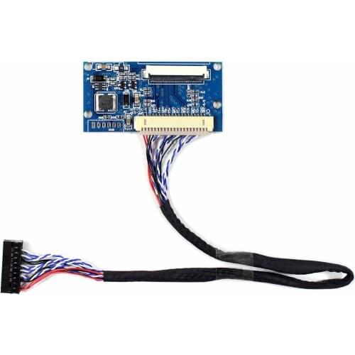 LVDS To 40Pin TTL Converter Board with Cable for AT070TNA2 ZJ080NA 08A LCD Panel free shipping