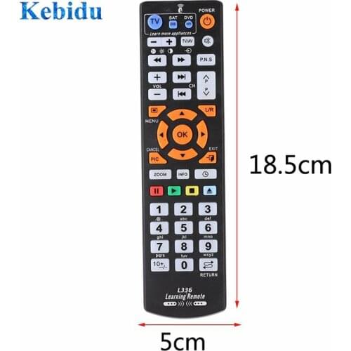 KEBIDU Universal Smart IR Remote Control Controllers With Learning Function Copy for TV CBL DVD SAT For L336 Control