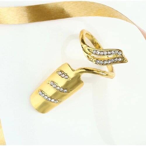 Adjustable DIY Yarn Guides Thimble Opening Sewing Armor Cover Knitting Ring Crochet Loop Knitting Tools