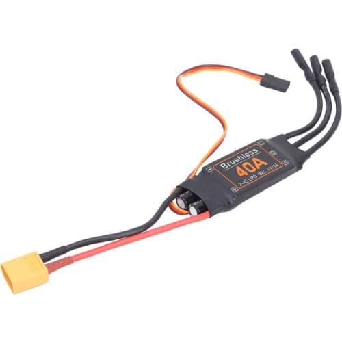 30/40A Brushless ESC Speed Controller 5V/3A BEC Output for RC Drone Airplanes Accessory XT60 Remote Toy Spare Parts