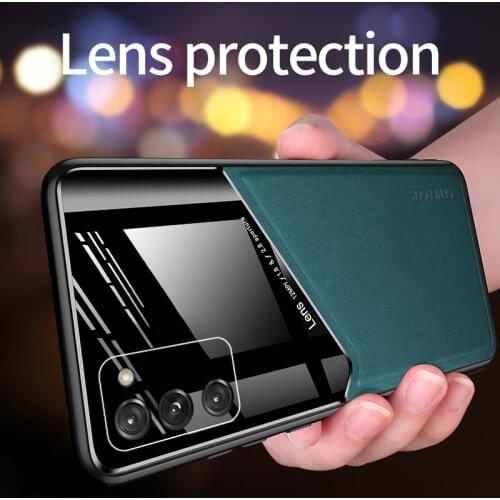 Luxury Silicone Car Magnetic Holder Phone Case For Samsung Galaxy Note 20 10 S21 S20 S10 A51 A21S Plus Ultra-thin Leather Cover