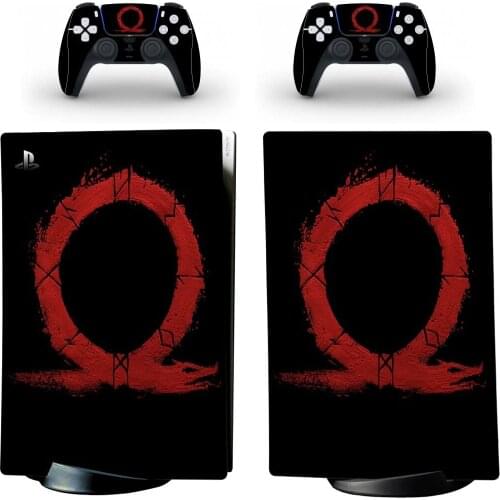 NEW Style PS5 Digital Edition Skin Sticker for Playstation 5 Console & 2 Controllers Decal Vinyl Protective Skins 1