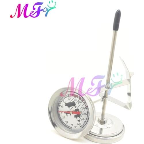 Stainless Steel BBQ Thermometer Meat Thermometer Temperature Meter BBQ Food Cooking Meat Gauge Kitchen Tools