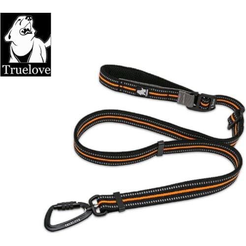 Truelove Pet Leash Hands Free Adjustable Nylon Dog Leash Material Pet Leash With Carabiner TLL2671