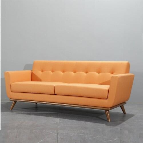 U-BEST Modern American Solid wood frame Comfortable sitting Three seat sofa,Large Fabric Furniture Modern Sectional Sofa