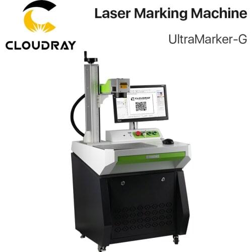 Cloudray 1064nm Auto Focus Manual Focus Fiber Laser Marking Machine 20W 30W 50W Raycus UltraMarker for DIY Gold Silver Metal