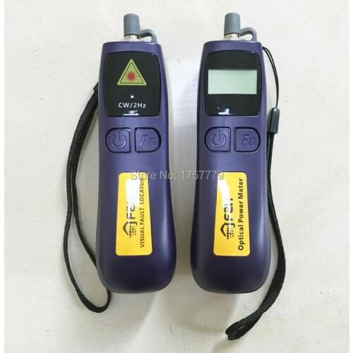 Fiber Optic FTTH Tool Kit with Optical Power Meter 10Mw Visual Fault Locator
