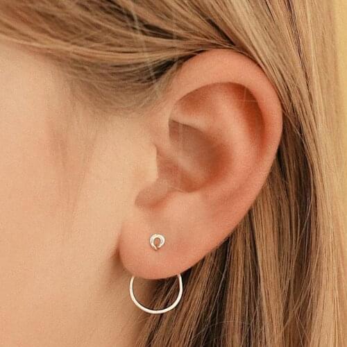 Gold Piercing Earrings Handmade Jewelry Gold Filled 925 Silver Brincos Oorbellen Charm Jewelry for Women Boho Earrings