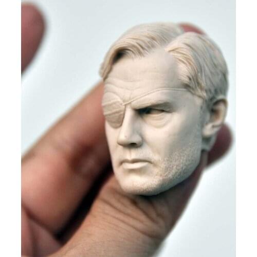 1/6 Scale The Walking Dead David Morrissey Unpainted Head Models for 12''Figures Bodies