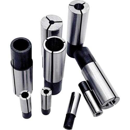 1pcs 1/2 1/4 1/8 3.175 6.35 12.7 CNC adapter Collet Shank CNC Router Tool adapters holder Milling Cutter Conversion Chuck