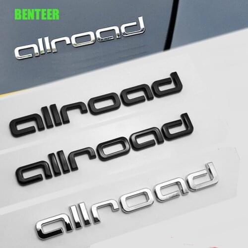 1pc Allroad Car Rear Sticker For Audi A1 A3 A4 A4L A6 A6L A7 A8 Q3 Q5 Q7 TTS