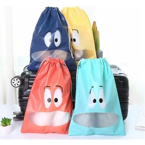 100pcs Portable Foldable Waterproof Travel Shoe Bag Storage Bag Convenient Storage Organizer Shoes Sorting Save Space