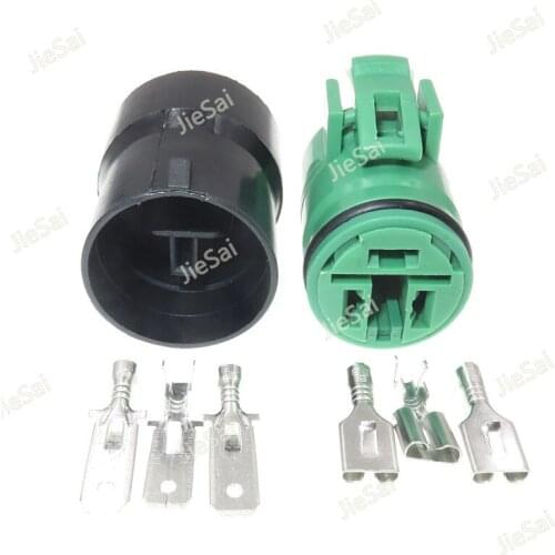 3 Pin 90980-10341 90980-11491 Round Alternator Plug Waterproof Wiring Harness Female Male Connector For Mitsubishi