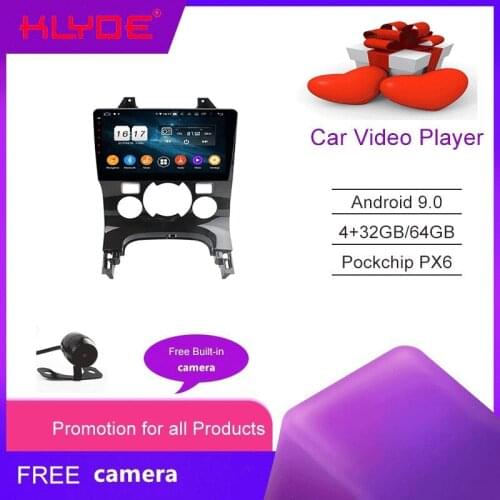 KLYDE 9" HD android 10.0 car dvd player for PG 3008 High Level 2013-2020 car multimedia 4g +64G car audio stereo wifi DSP