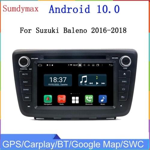 7inch DSP android10 car radio for SUZUKI baleno 2016-2018 gps navigation car dvd multimedia player audio stereo headunit WiFi
