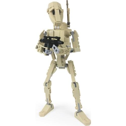 BuildMOC B1 Battle Droid Small Block Building Blocks Bricks Toys