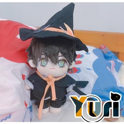 Bungo Stray Dogs Ranpo Edogawa 20cm Plush Doll Toy Stuffed with Clothes Outfit Suit Costume Cute Cosplay Gift C