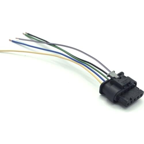 Mass Air Flow Sensor Meter MAF Connector 5 Pin For 2005-2013 Volkswagen Audi 4F0973705 4F0 973 705