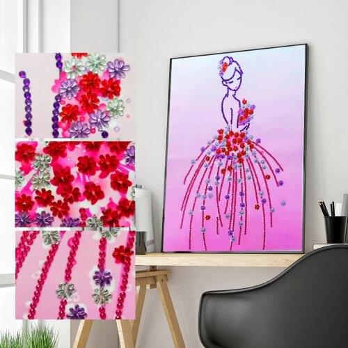 DIY Diamond Painting Craft Kits for Kids Home Wall Decor 5D Special Shaped Crystal Cross Stitch Art Gifts Pinturas Diamantes