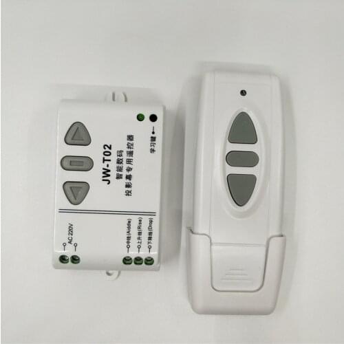 AC 220V 110V Motor Wireless Remote Control Switch UP Down Stop Tubular Motor Controller Motor Forward Reverse Latched