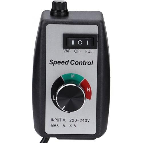 Electronic Motor Stepless Speed Controller Switch Governor for Motor Blower Duct Fan Heater Control Governor UK 220V-240V