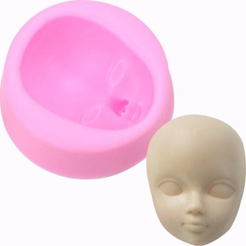 Mold Baby Face Fondant Cake Mold Baking Tools Silicone Kitchen Accessories Cake Decoration