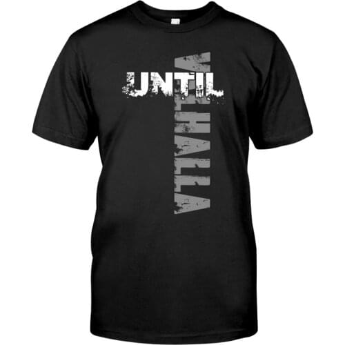 Viking Symbol Mens Cotton T shirts Valhalla Odin Tattoo 3D Printed Harajuku Fashion Short Sleeve Summer Casual Unisex Black Tops