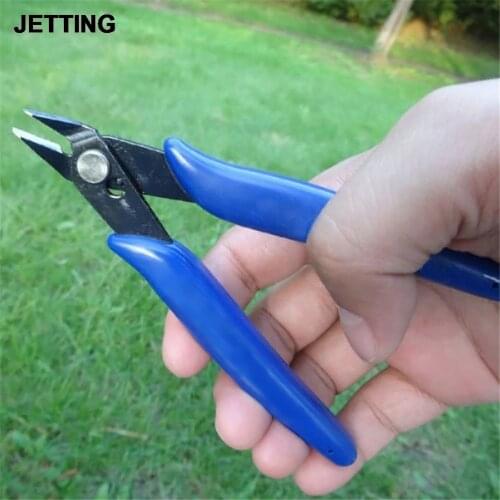 Electrical Wire Cable Cutters Cutting Side Snips Flush Pliers Nipper Hand Tools Herramientas blue 1PC